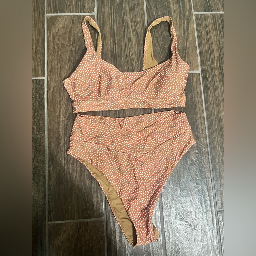 Aerie Printed Bikini in Cedar Expedition